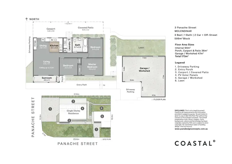 Floorplan of Homely house listing, 3 Panache Street, Molendinar QLD 4214