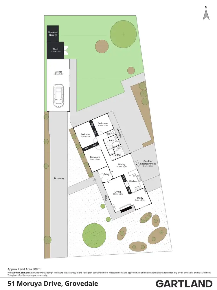 Floorplan of Homely house listing, 51 Moruya Drive, Grovedale VIC 3216