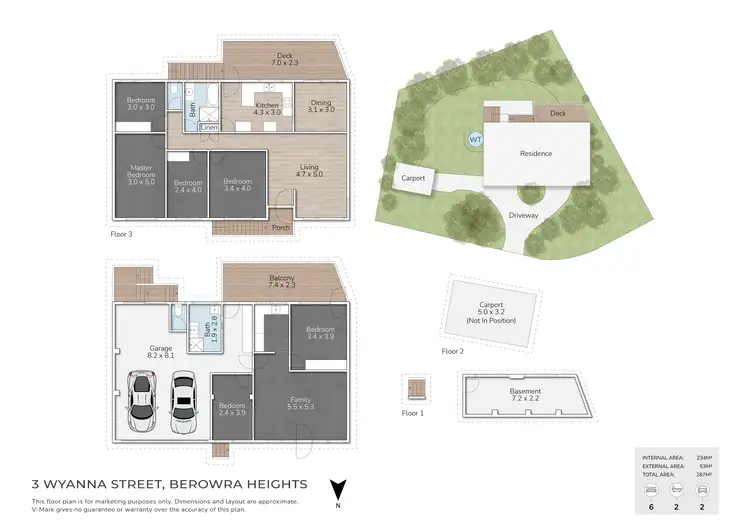 Floorplan of Homely house listing, 3 Wyanna Street, Berowra Heights NSW 2082