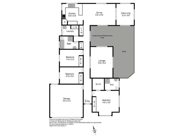 Floorplan of Homely house listing, 6 St Andrews Drive, Devonport TAS 7310