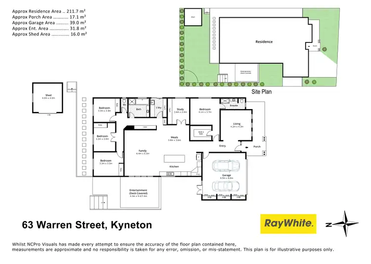 Floorplan of Homely house listing, 63 Warren Street, Kyneton VIC 3444