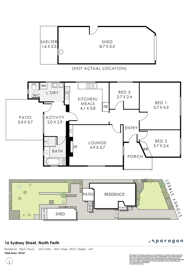 Floorplan of Homely house listing, 16 Sydney Street, North Perth WA 6006
