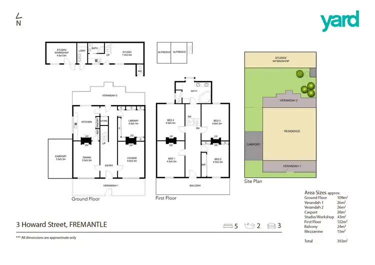 Floorplan of Homely house listing, 3 Howard Street, Fremantle WA 6160