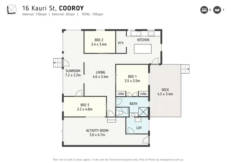 Floorplan of Homely house listing, 16 Kauri Street, Cooroy QLD 4563