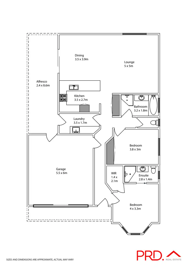 Floorplan of Homely unit listing, 325 Eighth Street, Mildura VIC 3500