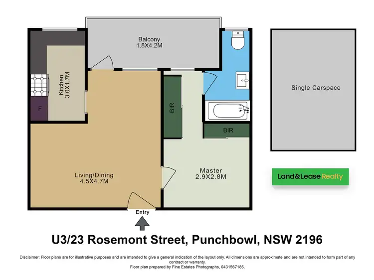 Floorplan of Homely unit listing, 3/23 Rosemont Street, Punchbowl NSW 2196