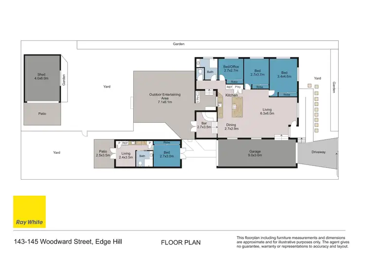 Floorplan of Homely house listing, 143-145 WOODWARD STREET, Edge Hill QLD 4870