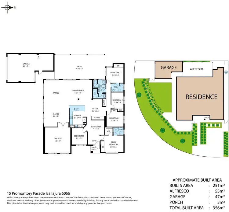 Floorplan of Homely house listing, 15 Promontory Parade, Ballajura WA 6066