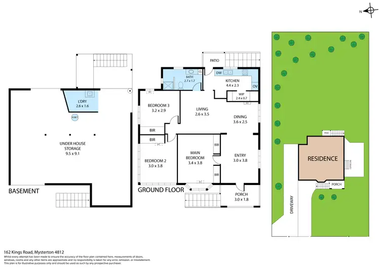 Floorplan of Homely house listing, 162 Kings Road, Mysterton QLD 4812