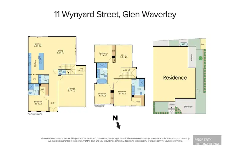 Floorplan of Homely house listing, 11 Wynyard Street, Glen Waverley VIC 3150