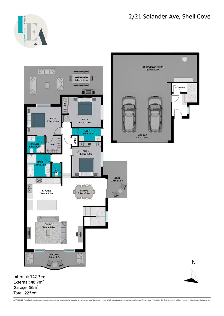 Floorplan of Homely house listing, 2/21 Solander Avenue, Shell Cove NSW 2529
