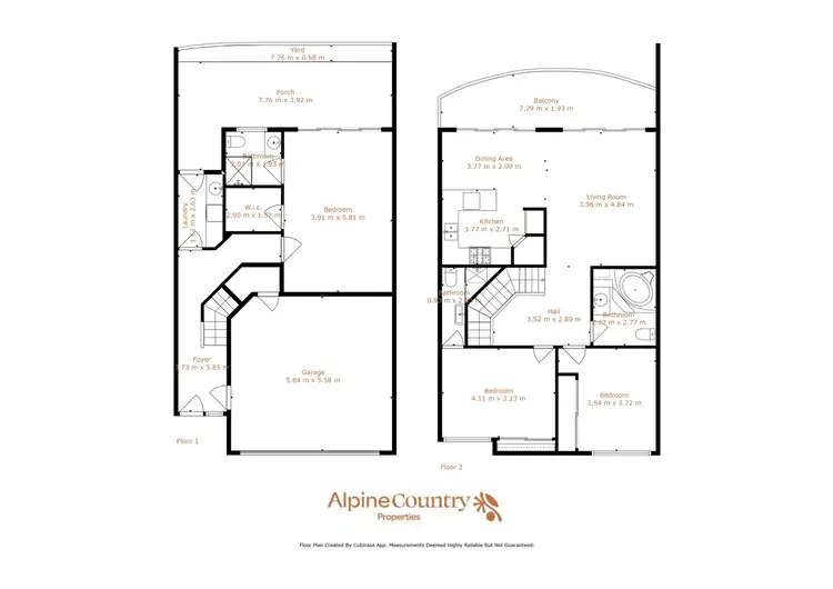 Floorplan of Homely townhouse listing, 2/23-25 Kirwan Close, Jindabyne NSW 2627