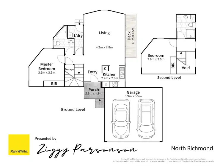 Floorplan of Homely townhouse listing, 1/8A Ignatius Avenue, North Richmond NSW 2754
