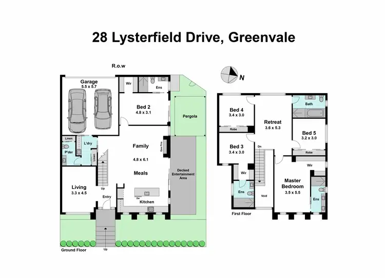 Floorplan of Homely house listing, 28 Lysterfield Drive, Greenvale VIC 3059