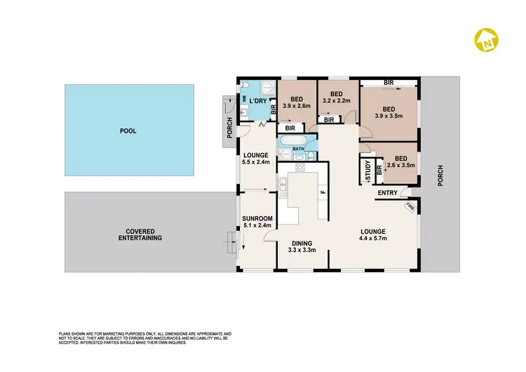 Floorplan of Homely rural property listing, 13 Kentucky Drive, Glossodia NSW 2756