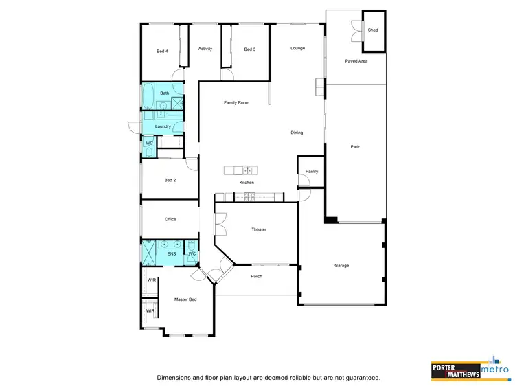 Floorplan of Homely house listing, 3 Drosera Approach, Wattle Grove WA 6107