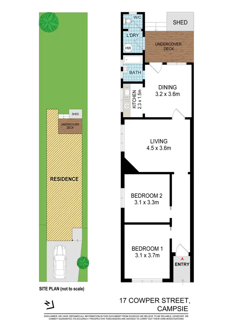 Floorplan of Homely house listing, 17 Cowper Street, Campsie NSW 2194