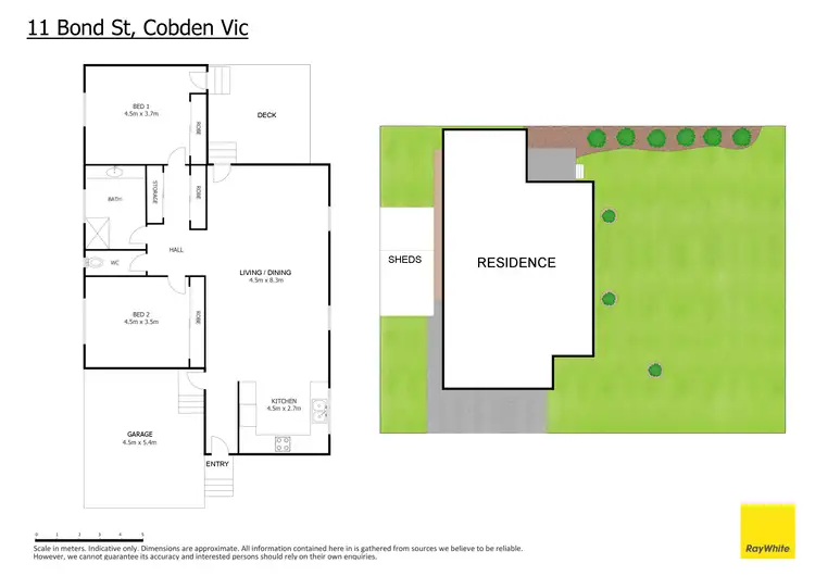 Floorplan of Homely house listing, 11 Bond Street, Cobden VIC 3266