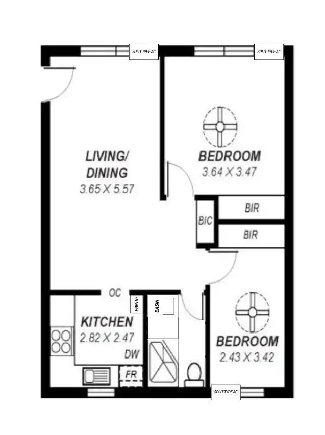 Floorplan of Homely unit listing, 3/49 L'estrange Street, Glenside SA 5065