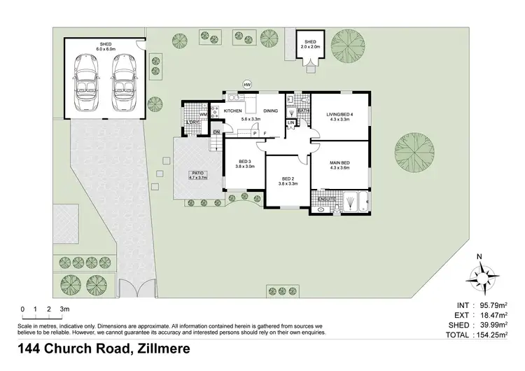 Floorplan of Homely house listing, 144 Church Road, Zillmere QLD 4034