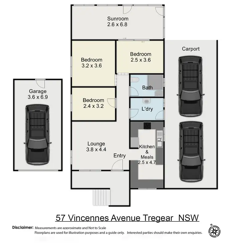 Floorplan of Homely house listing, 57 Vincennes Avenue, Tregear NSW 2770