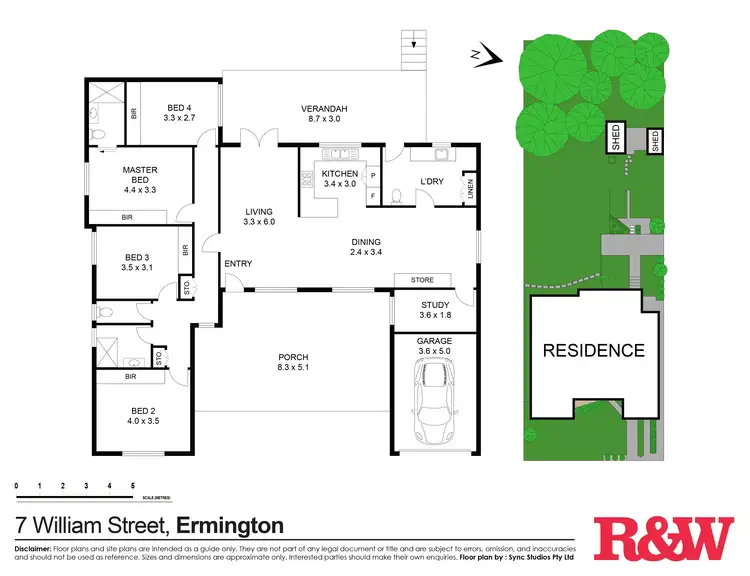 Floorplan of Homely house listing, 7 William Street, Ermington NSW 2115