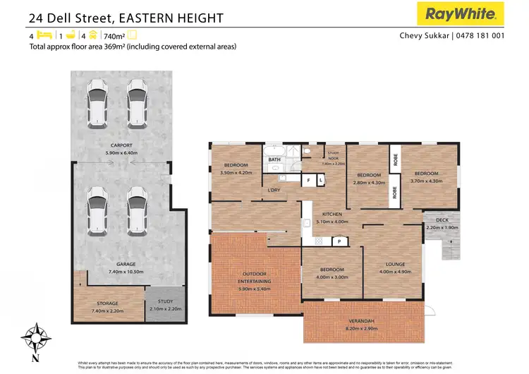 Floorplan of Homely house listing, 24 Dell Street, Eastern Heights QLD 4305
