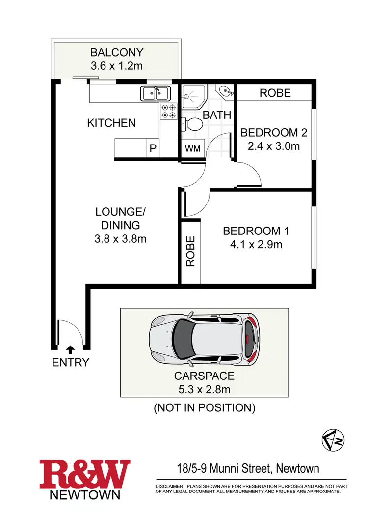 Floorplan of Homely apartment listing, 18/5-9 MUNNI STREET, Newtown NSW 2042