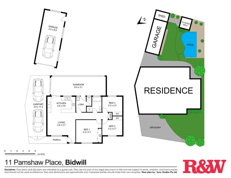 Floorplan of Homely house listing, 11 Pamshaw Place, Bidwill NSW 2770