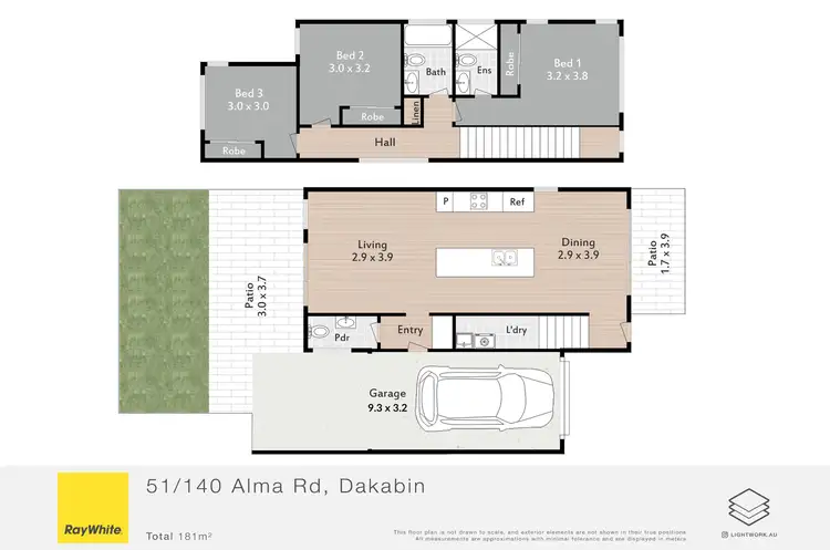 Floorplan of Homely townhouse listing, 51/140 Alma Road, Dakabin QLD 4503