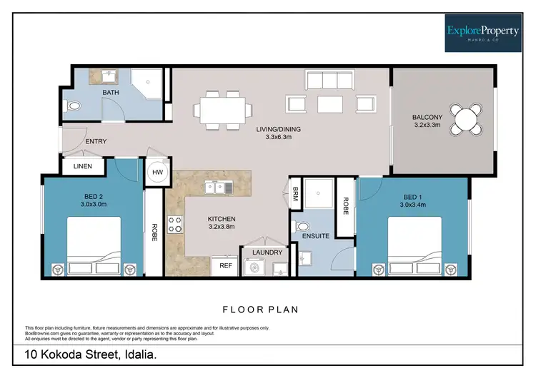 Floorplan of Homely unit listing, 5105/10 Kokoda Street, Idalia QLD 4811