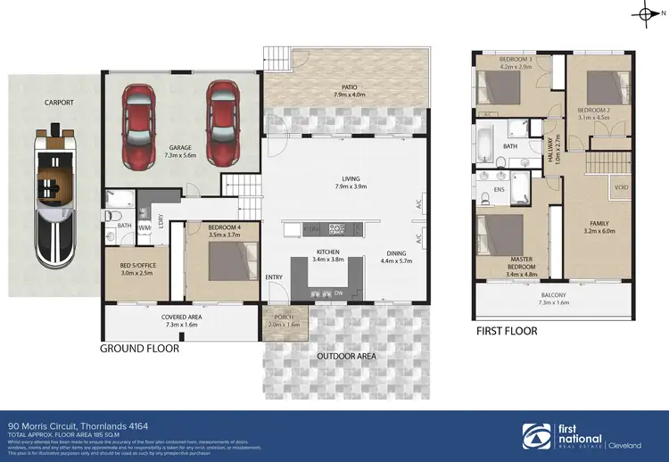 Floorplan of Homely house listing, 90 Morris Circuit, Thornlands QLD 4164