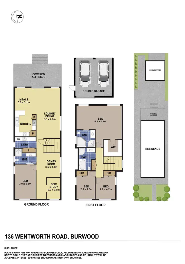 Floorplan of Homely house listing, 136 Wentworth Road, Burwood NSW 2134