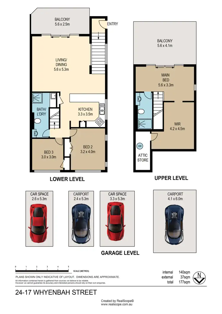 Floorplan of Homely apartment listing, 24/17 Whyenbah Street, Hamilton QLD 4007