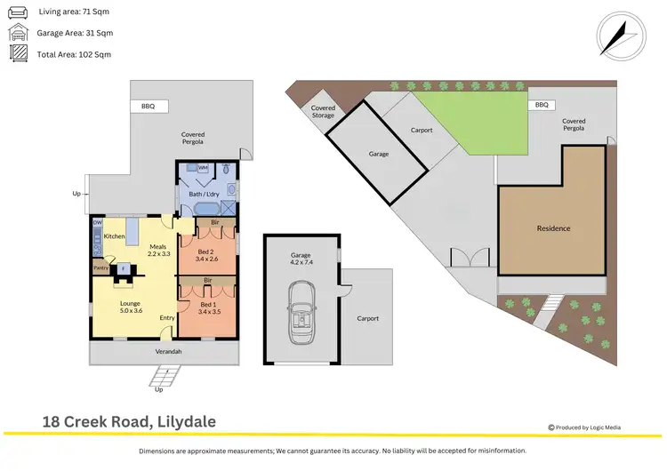 Floorplan of Homely house listing, 18 Creek Road, Lilydale VIC 3140