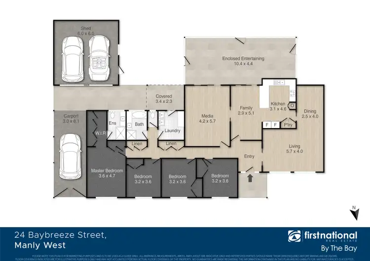 Floorplan of Homely house listing, 24 Baybreeze Street, Manly West QLD 4179