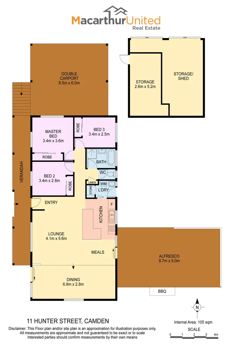 Floorplan of Homely house listing, 11 Hunter Street, Camden South NSW 2570