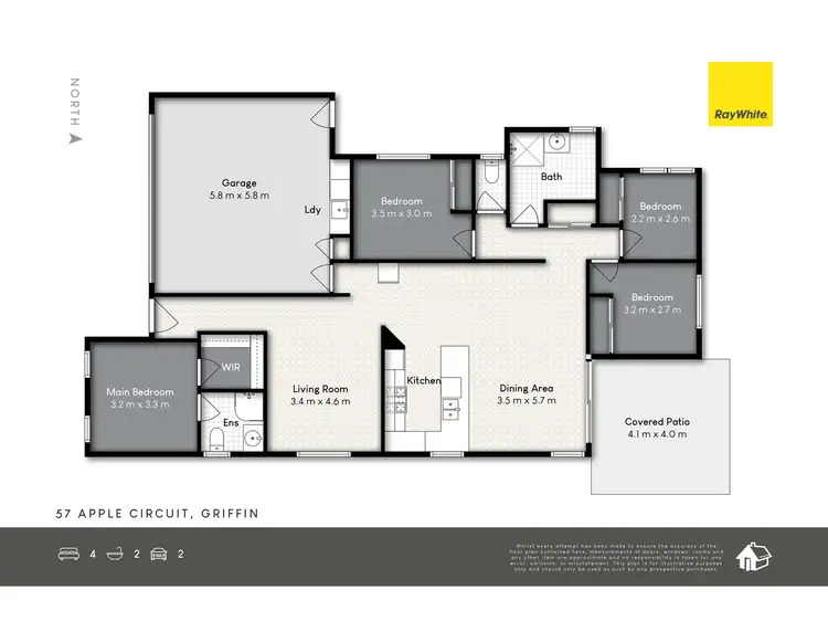 Floorplan of Homely house listing, 57 Apple Circuit, Griffin QLD 4503
