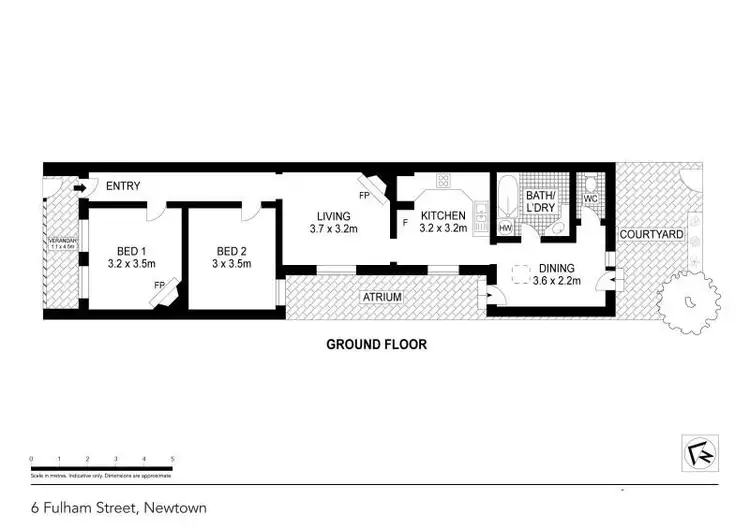Floorplan of Homely house listing, 6 Fulham Street, Newtown NSW 2042