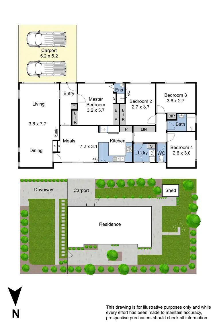 Floorplan of Homely house listing, 19 Meadowbrook Drive, Wheelers Hill VIC 3150