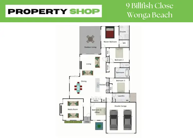 Floorplan of Homely house listing, 9 Billfish Close, Wonga Beach QLD 4873