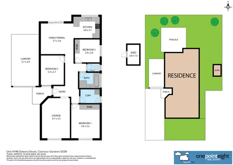 Floorplan of Homely house listing, 4/146 Edward Street, Clarence Gardens SA 5039