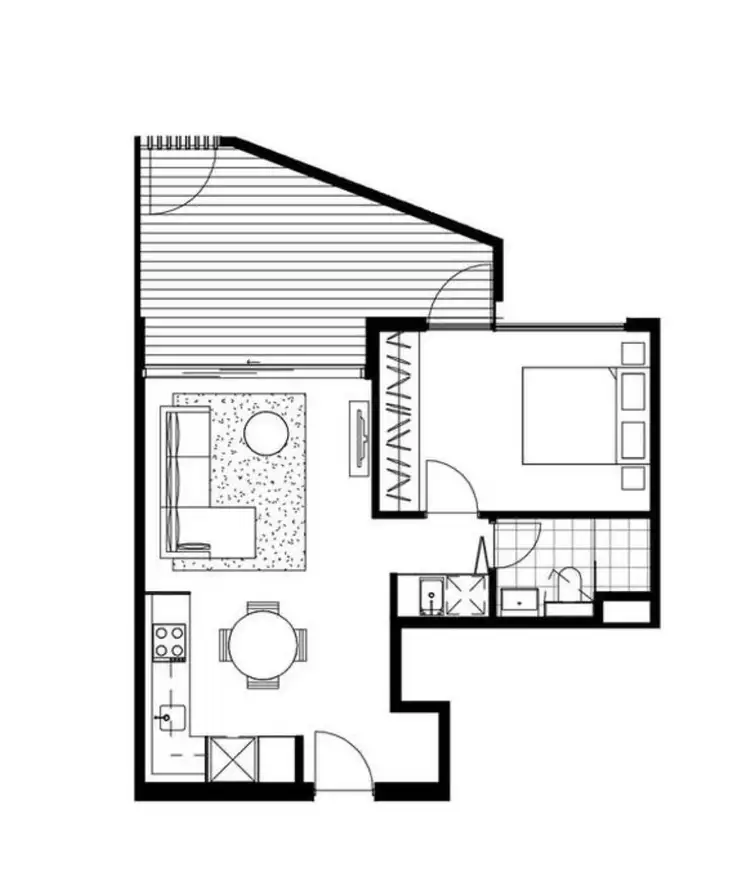 Floorplan of Homely apartment listing, G07/22 Barr Street, Camperdown NSW 2050