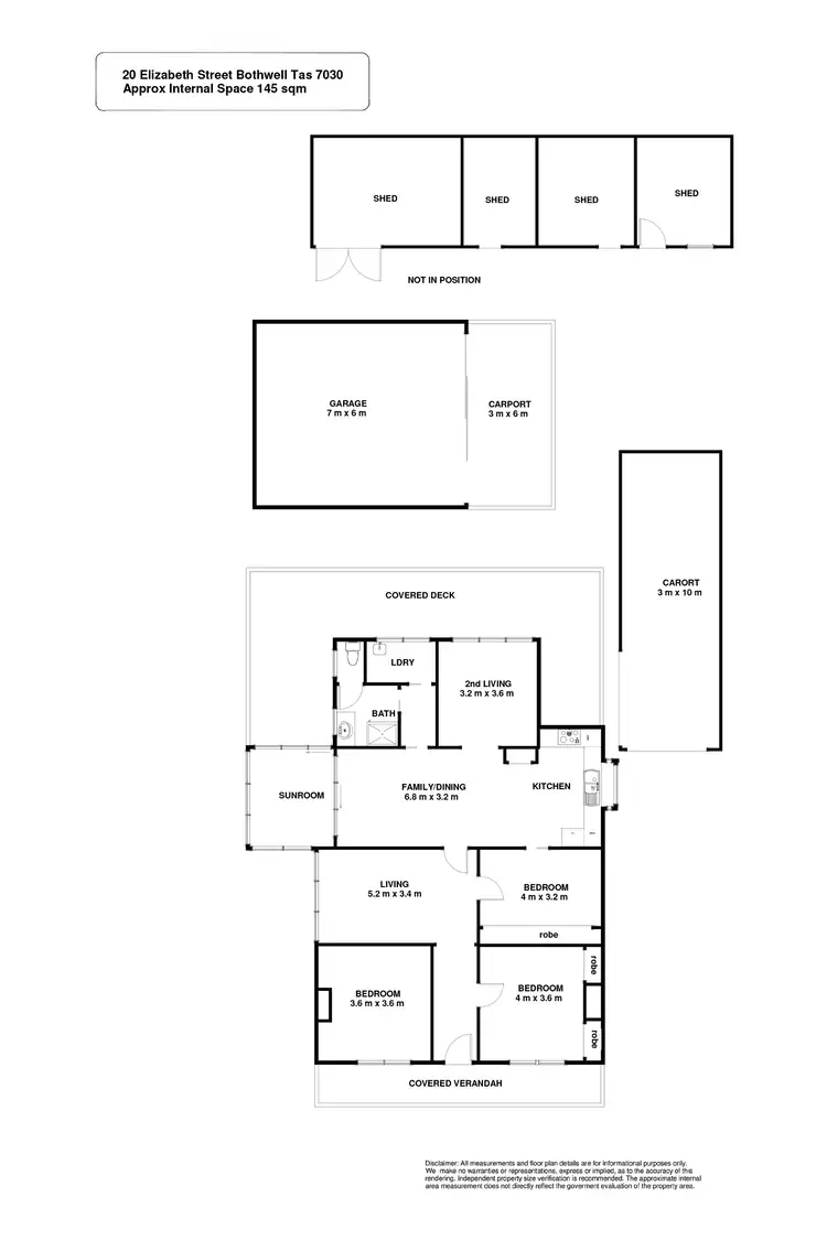 Floorplan of Homely house listing, 20 - 22 Elizabeth Street, Bothwell TAS 7030