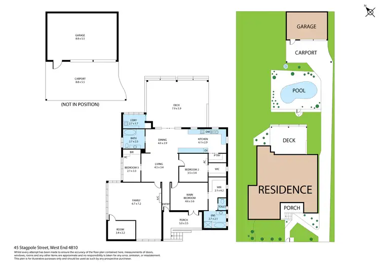 Floorplan of Homely house listing, 45 Stagpole Street, West End QLD 4810
