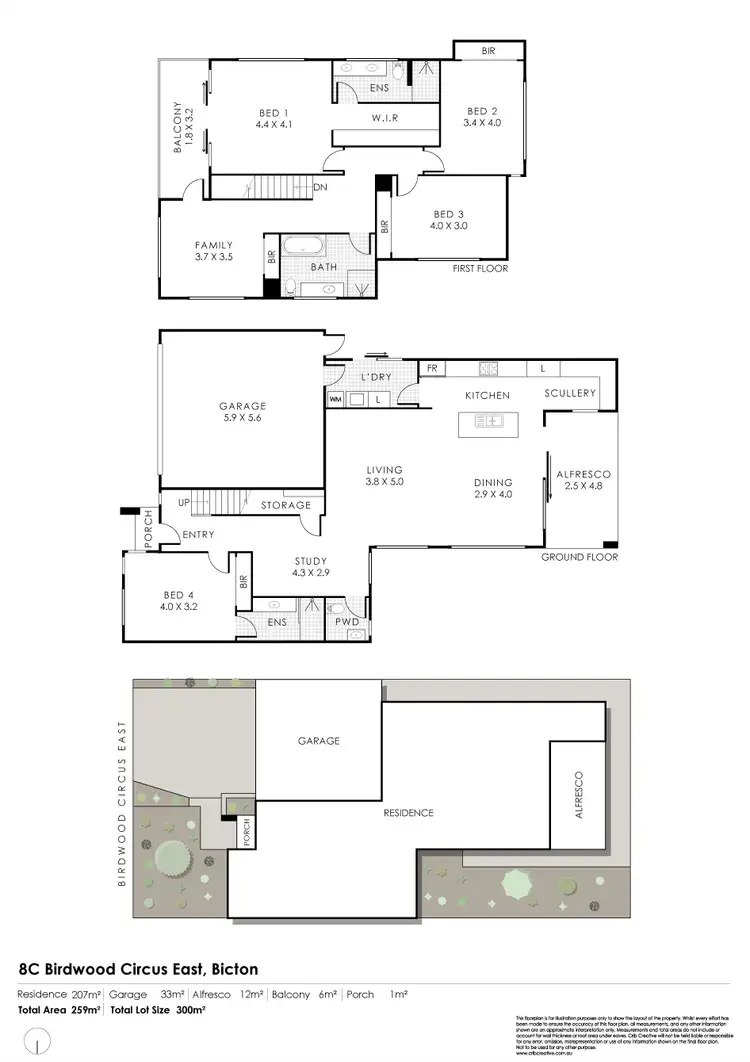 Floorplan of Homely house listing, 8C Birdwood Circus East, Bicton WA 6157