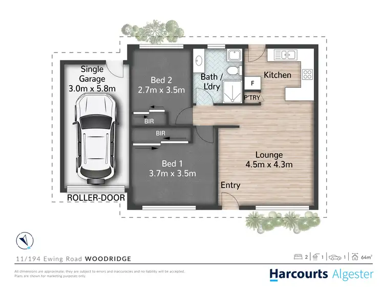 Floorplan of Homely house listing, 11/194 Ewing Road, Woodridge QLD 4114