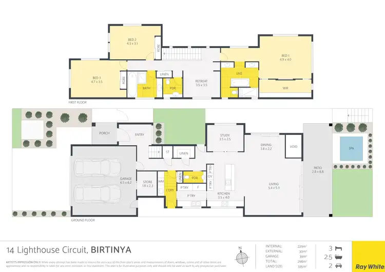 Floorplan of Homely house listing, 14 Lighthouse Circuit, Birtinya QLD 4575