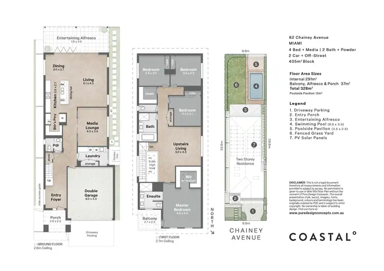Floorplan of Homely house listing, 82 Chainey Avenue, Miami QLD 4220