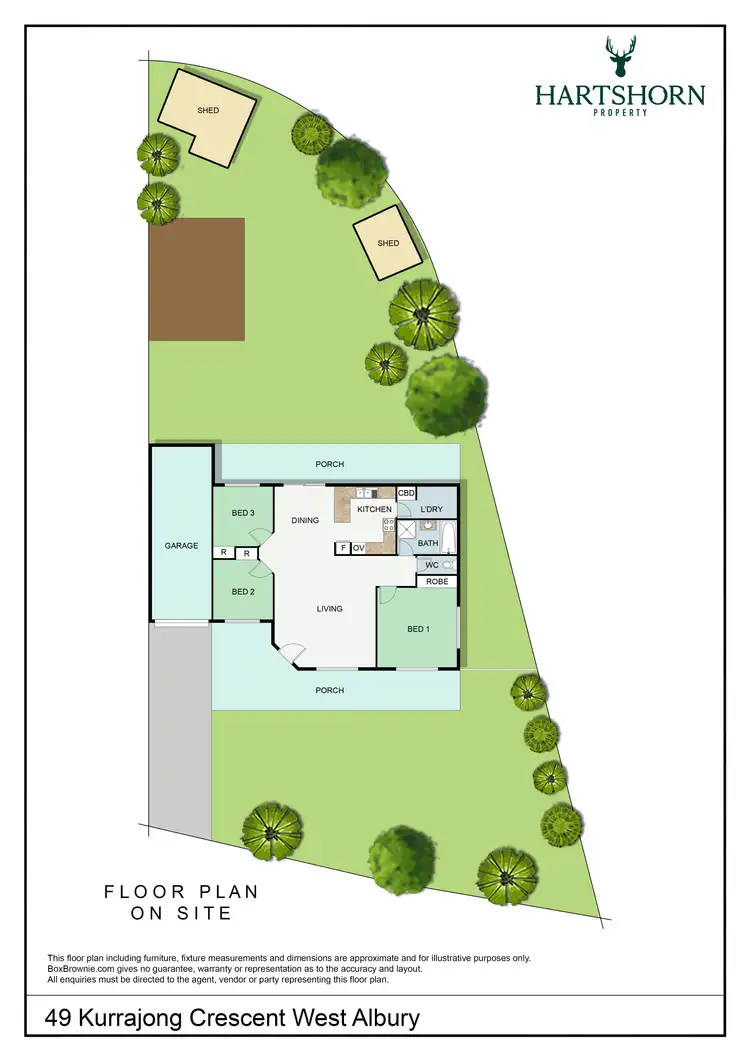 Floorplan of Homely house listing, 49 Kurrajong Crescent, West Albury NSW 2640